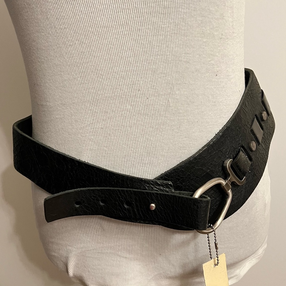 Brave Real Leather Black Belt